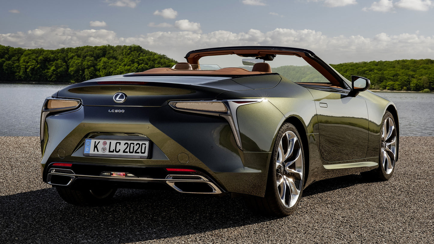 Lexus Lc Convertible Hd Art Print Poster