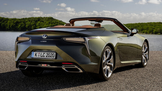 Lexus Lc Convertible Hd Art Print Poster