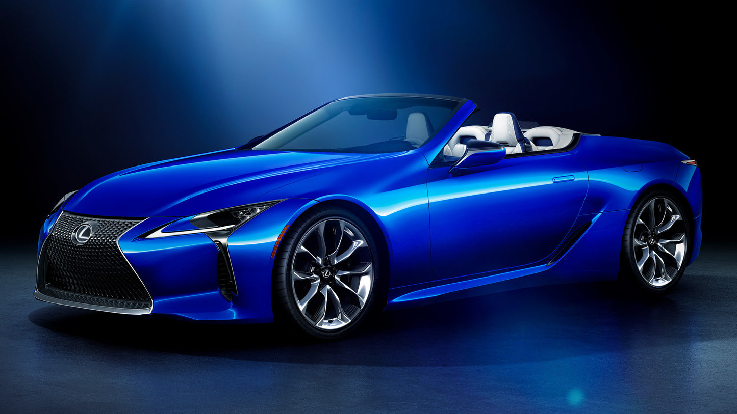 Lexus Lc Convertible Structural Blue Edition Jp Hd Art Jigsaw Puzzle