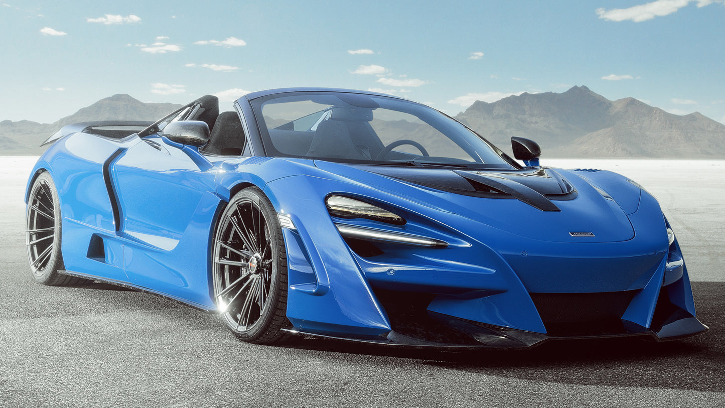 Mclaren 720S Spider N Largo By Novitec Hd Art Keychain