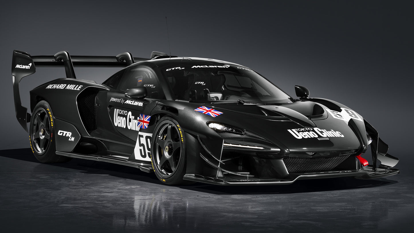 Mclaren Senna Gtr Lm Ueno Clinic Hd Art Print Poster