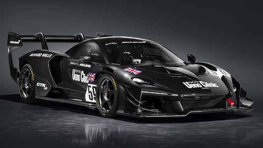 Mclaren Senna Gtr Lm Ueno Clinic Hd Art Print Poster