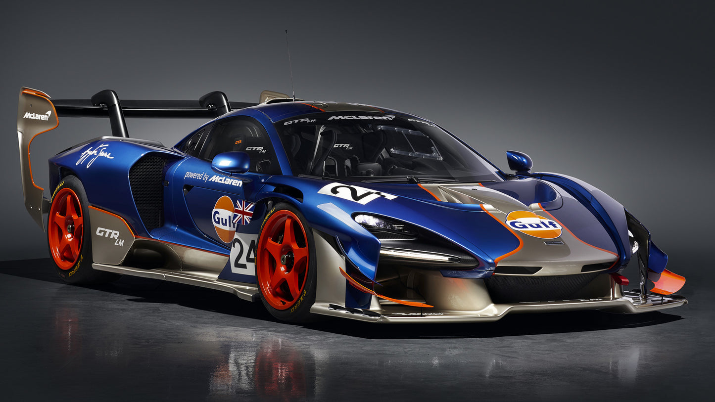 Mclaren Senna Gtr Lm Gulf Hd Art Jigsaw Puzzle