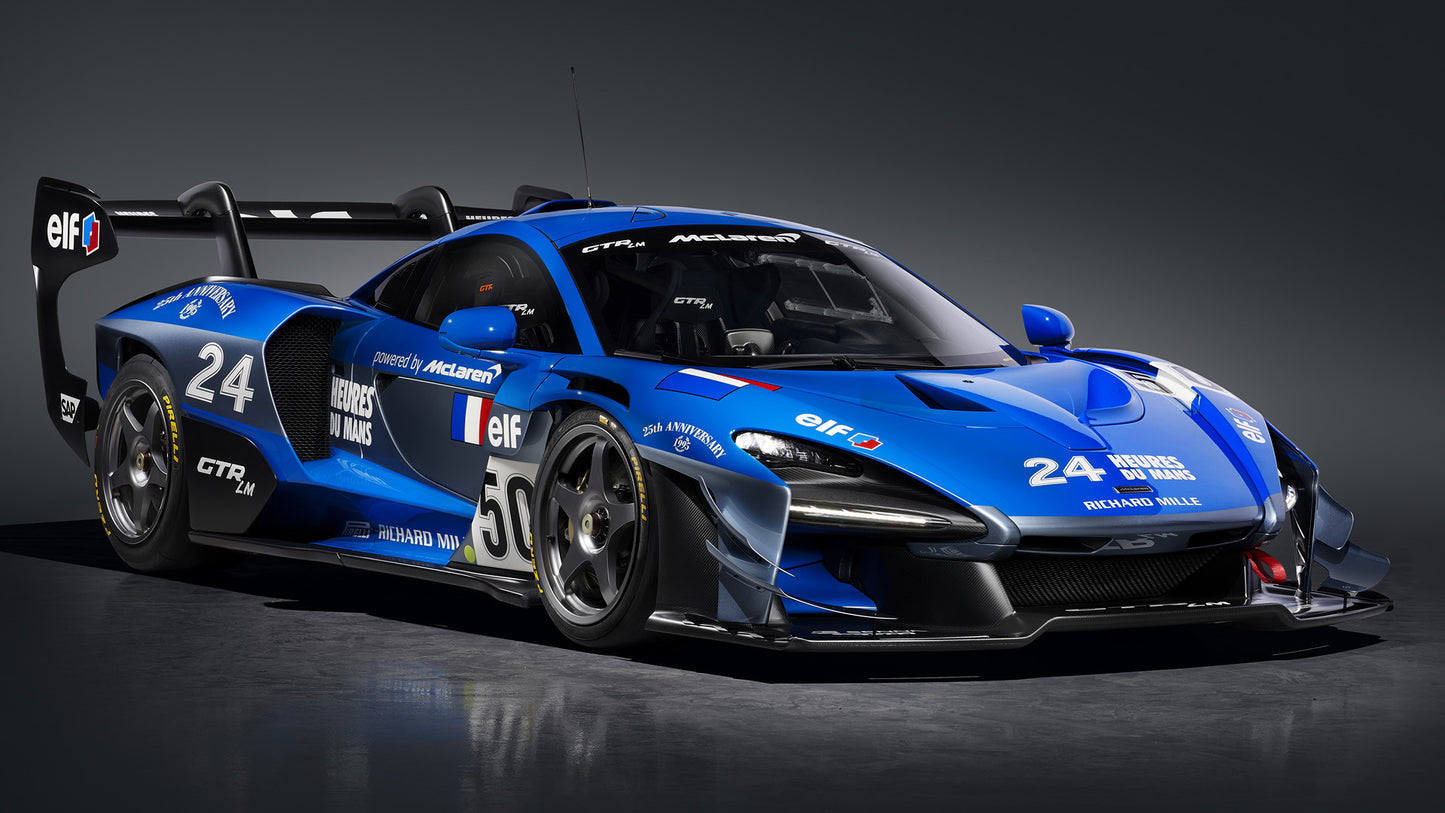 Mclaren Senna Gtr Lm Jacadi Hd Art Print Poster