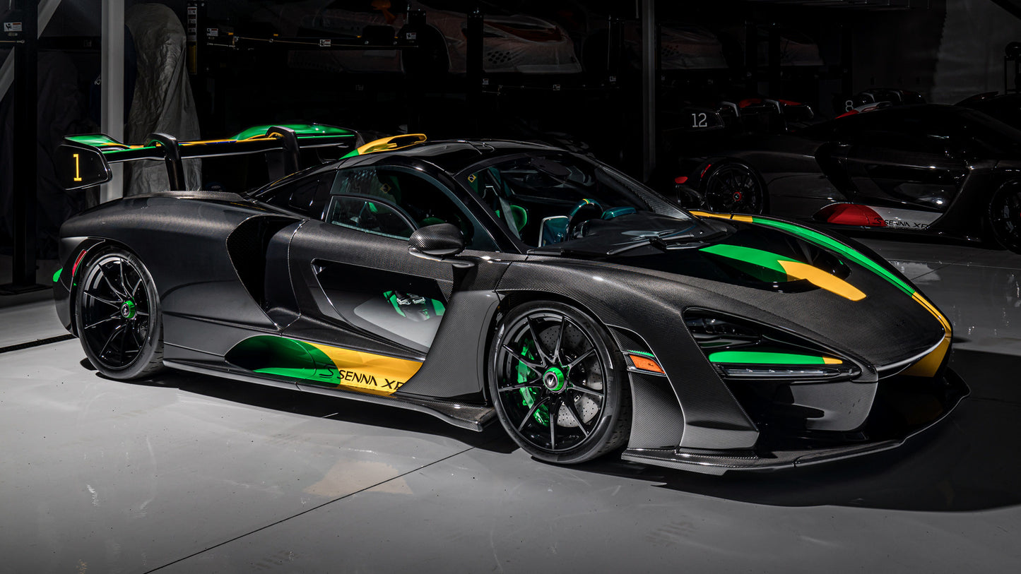 Mclaren Senna Xp The Home Victory Us Hd Art Print Poster