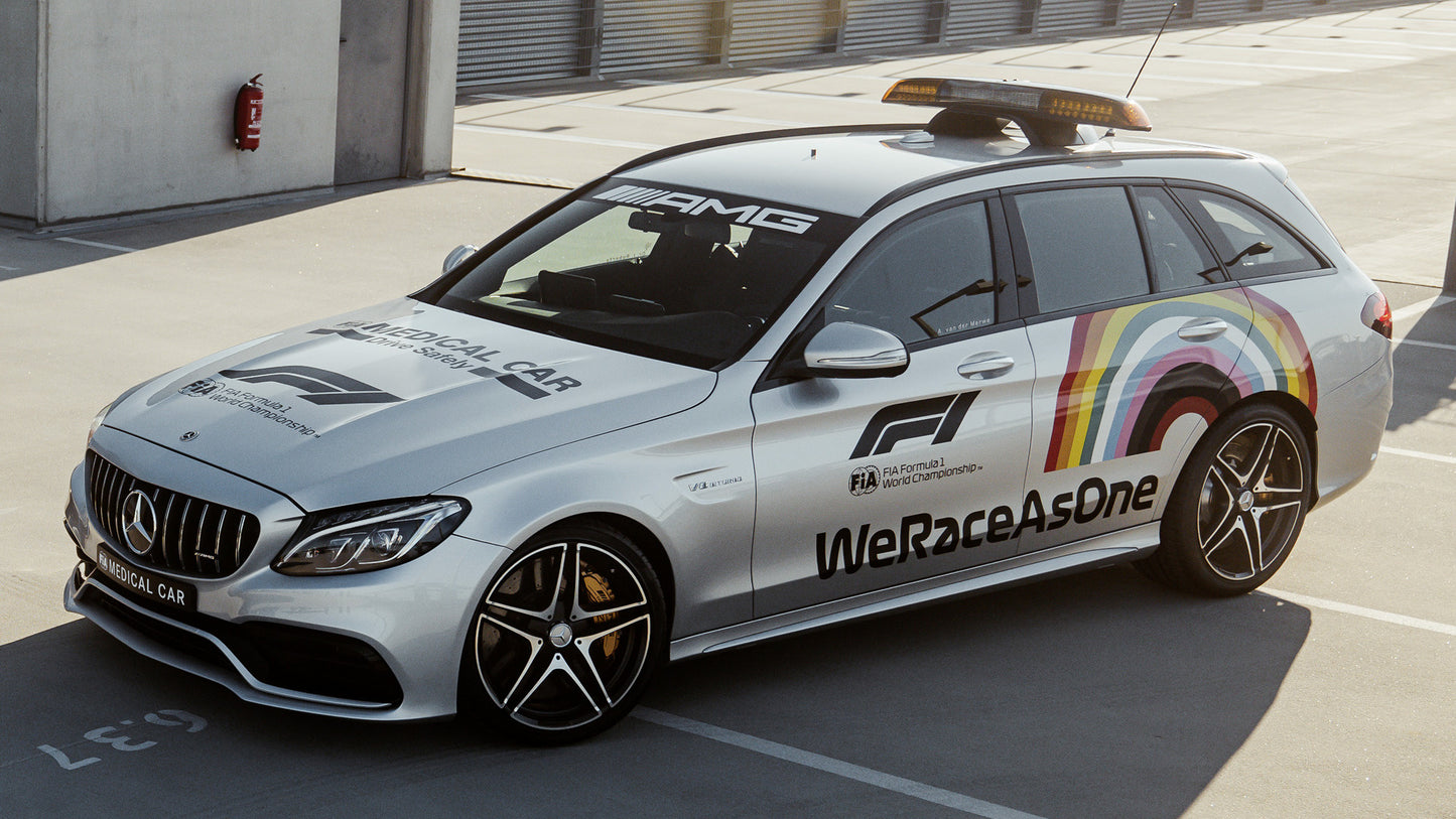 Mercedes Amg C S Estate F1 Medical Car Hd Art Keychain