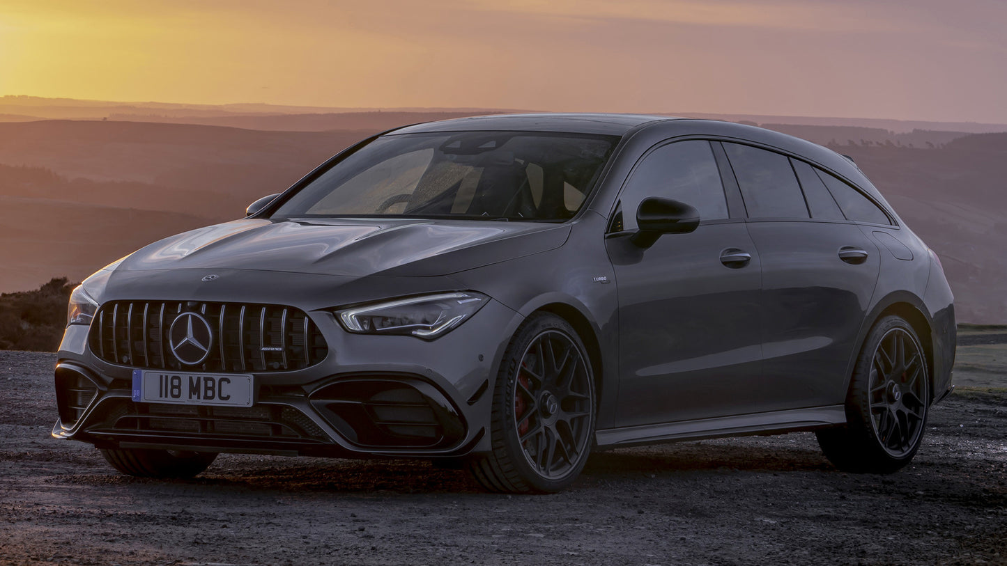 Mercedes Amg Cla S Shooting Brake Aerodynamics Package Uk Hd Art Print Poster