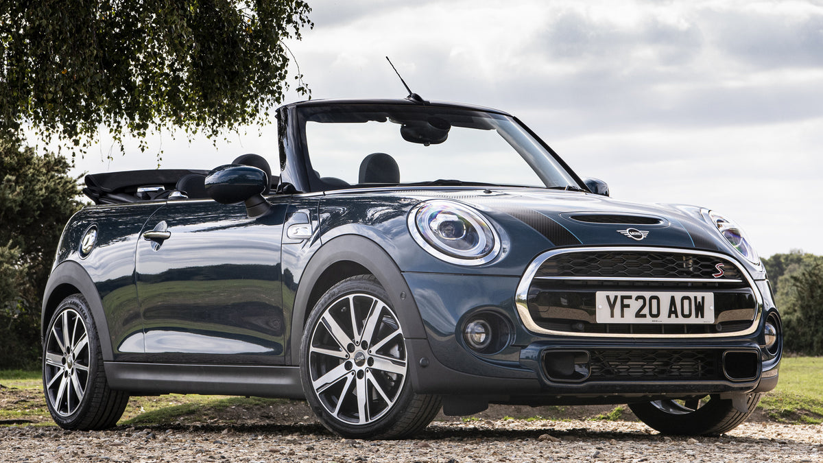 Mini Cooper S Convertible Sidewalk Uk Hd Art Magnet
