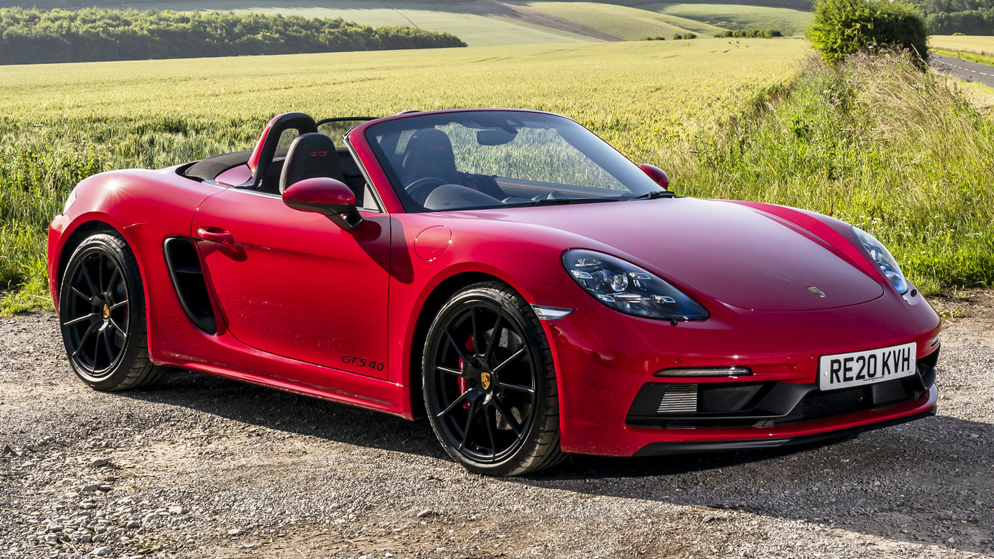 Porsche Boxster Gts Uk Hd Art Keychain