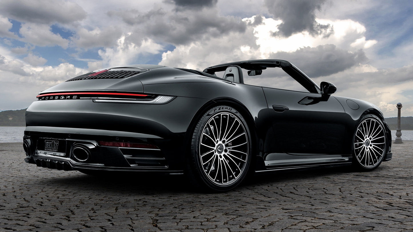 Porsche Carrera S Cabriolet By Techart Hd Art Keychain
