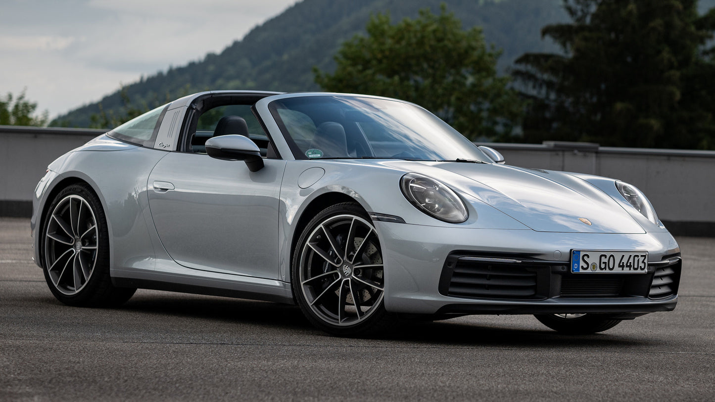 Porsche Targa Hd Art Keychain