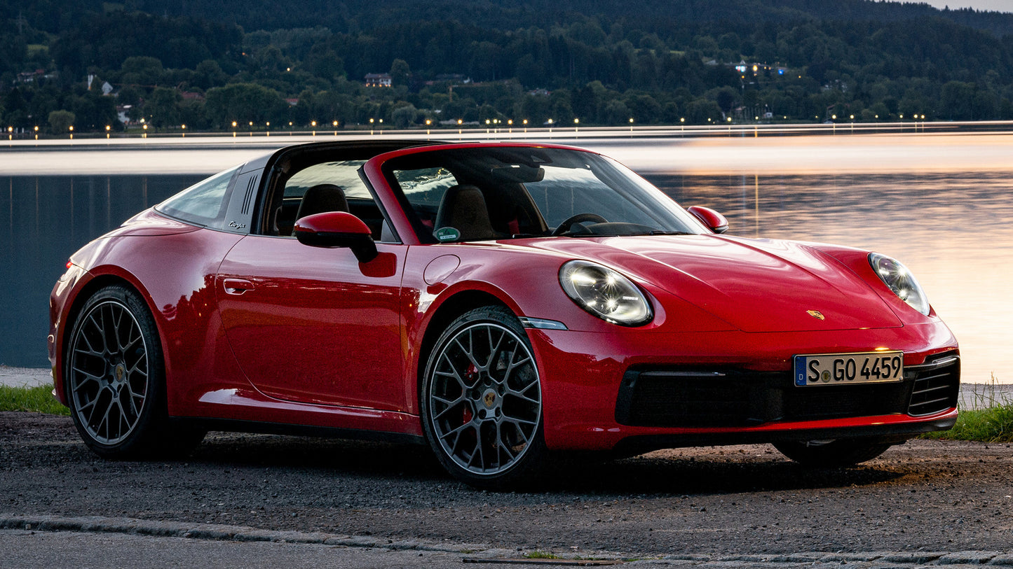 Porsche Targa S Hd Art Keychain