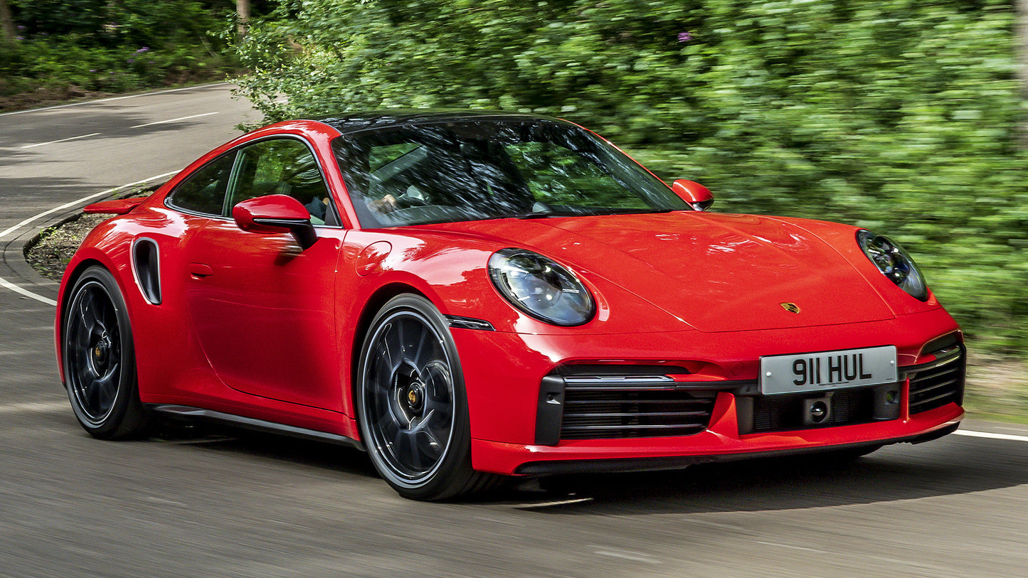 Porsche Turbo S Uk Hd Art Keychain