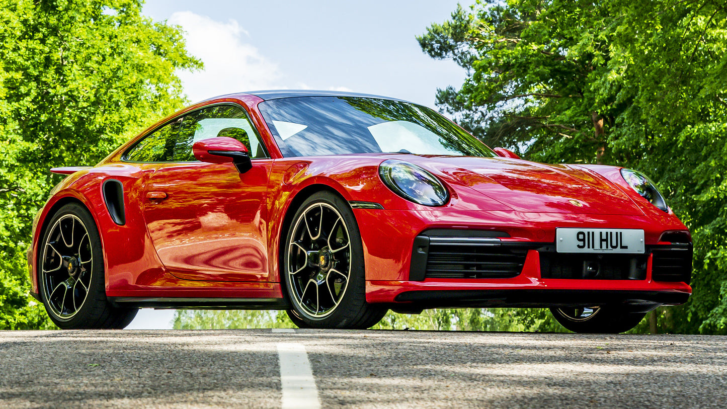 Porsche Turbo S Uk Hd Art Keychain