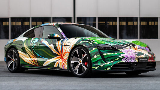 Porsche Taycan S Art Car By Richard Phillips Hd Art Magnet