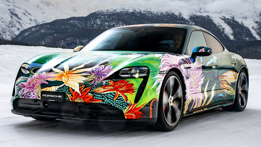 Porsche Taycan S Art Car By Richard Phillips Hd Art Magnet