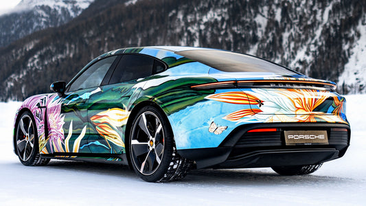 Porsche Taycan S Art Car By Richard Phillips Hd Art Magnet