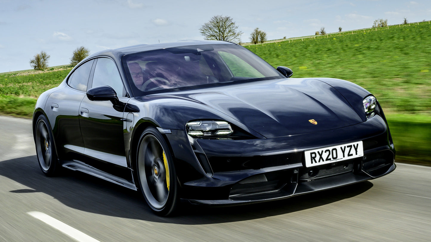 Porsche Taycan Turbo S Uk Hd Art Keychain