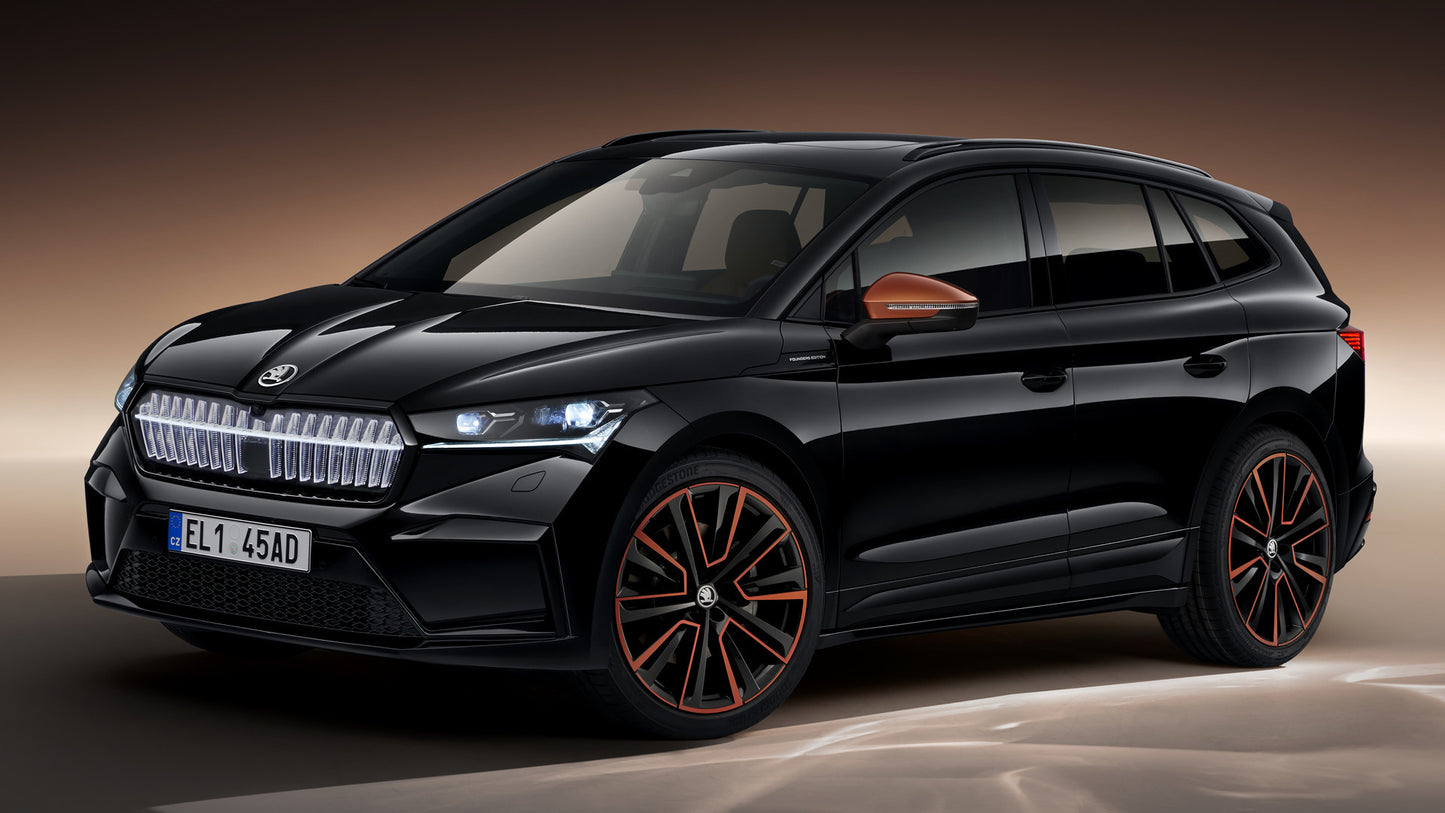 Skoda Enyaq Iv Founders Edition Hd Art Keychain