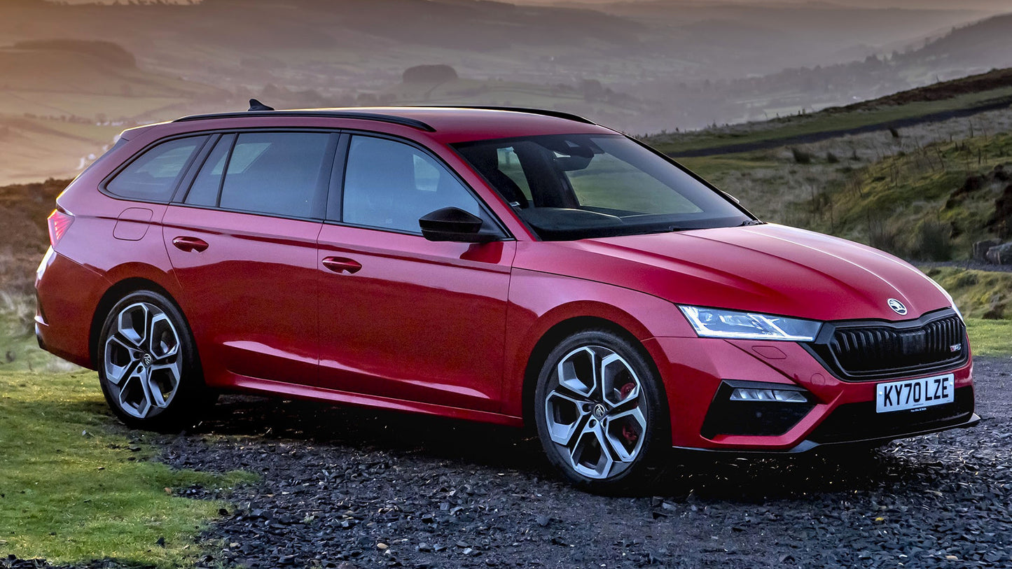 Skoda Octavia Vrs Estate Uk Hd Art Keychain