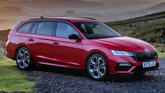 Skoda Octavia Vrs Estate Uk Hd Art Keychain