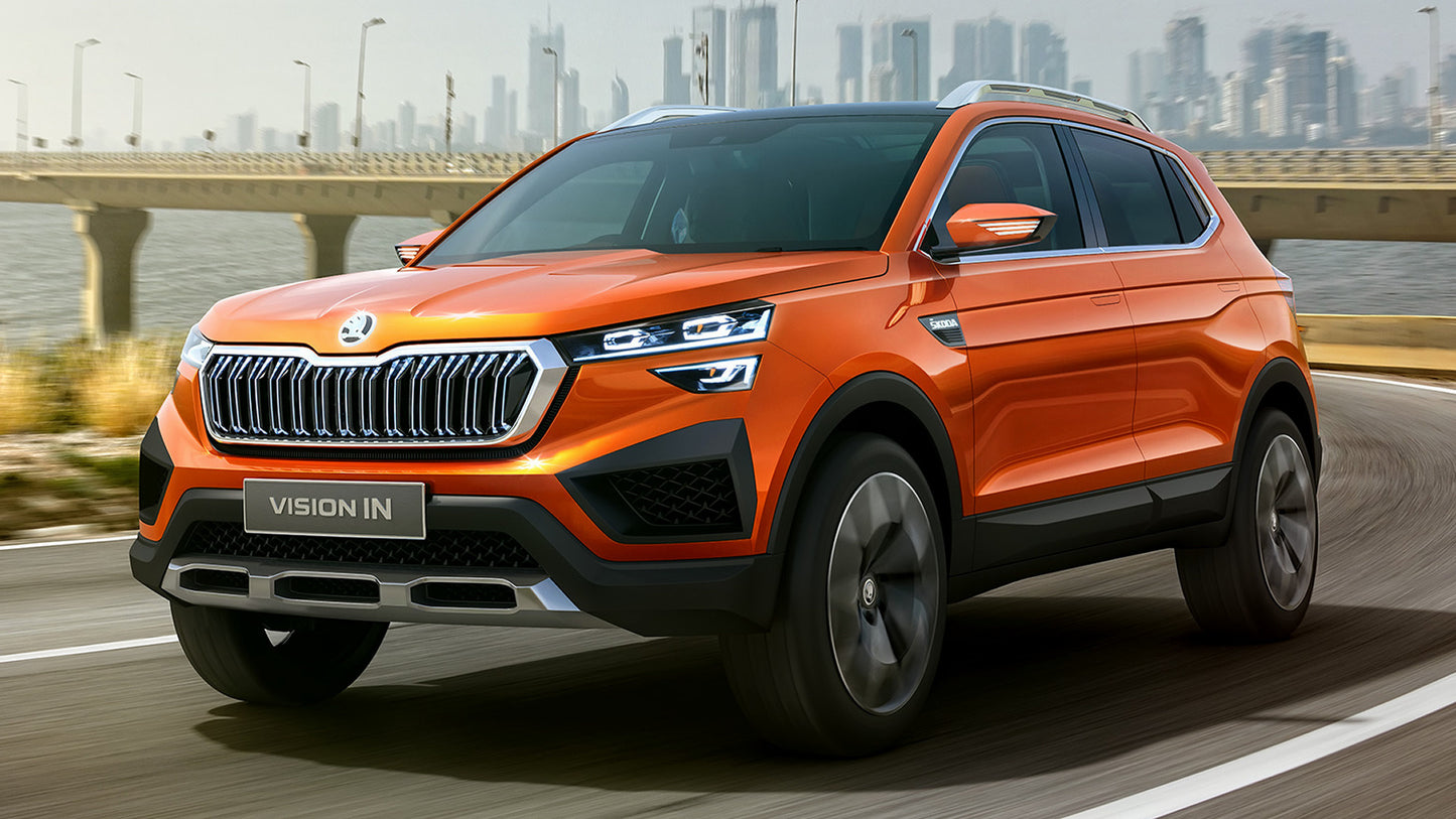 Skoda Vision In Hd Art Keychain