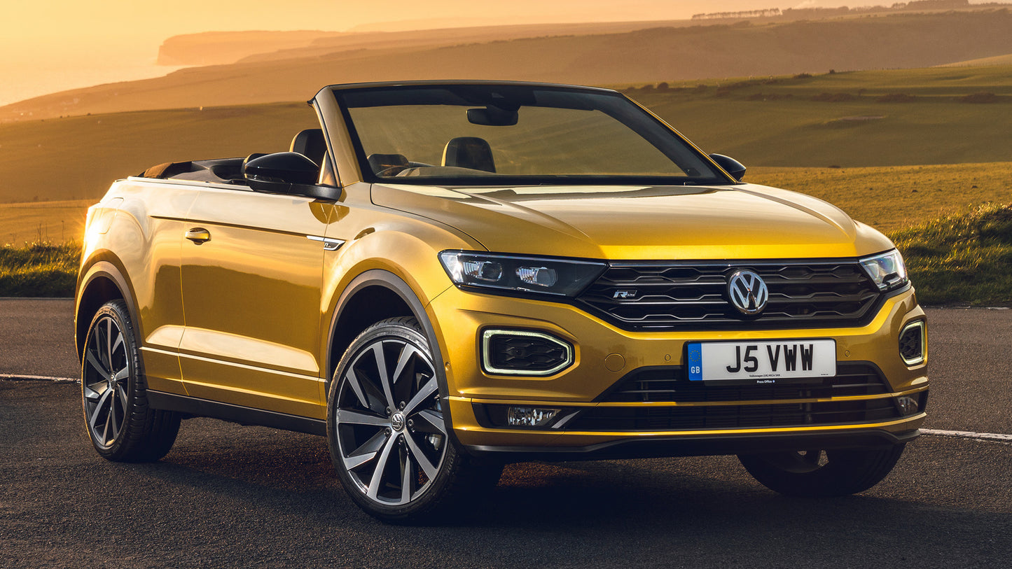 Volkswagen T Roc Cabriolet R Line Uk Hd Art Print Poster