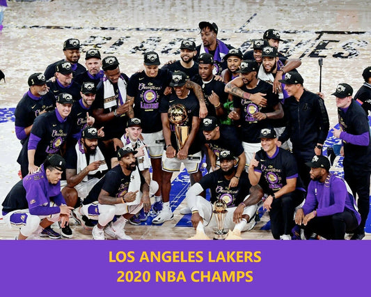2020 Los Angeles Lakers Team Photo Basketball Picture Nba La World Champs
