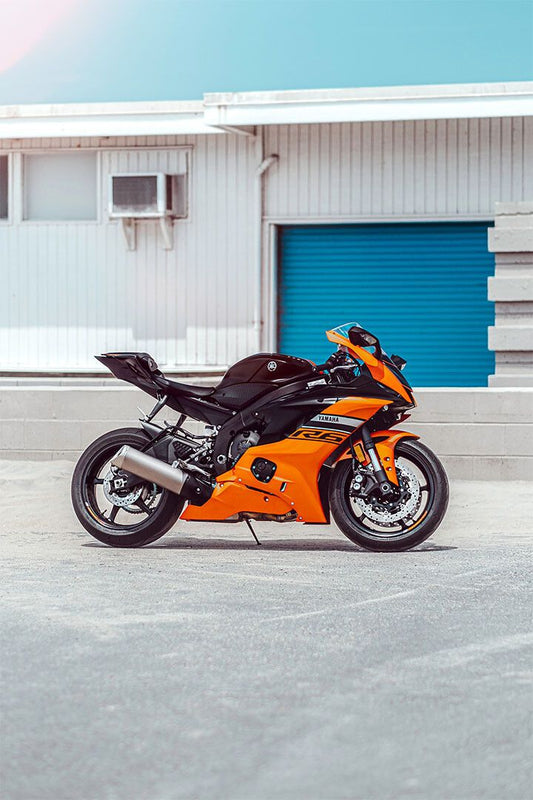 2020 Yamaha R6 Molten Orange Motorcycle Jigsaw Puzzle