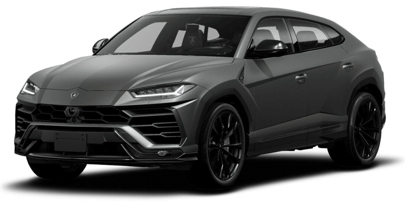 Lamborghini Urus Gray Full Color Driver Side Front Quarter Art Keychain