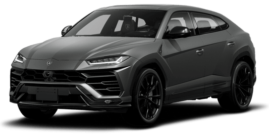 Lamborghini Urus Gray Full Color Driver Side Front Quarter Art Keychain