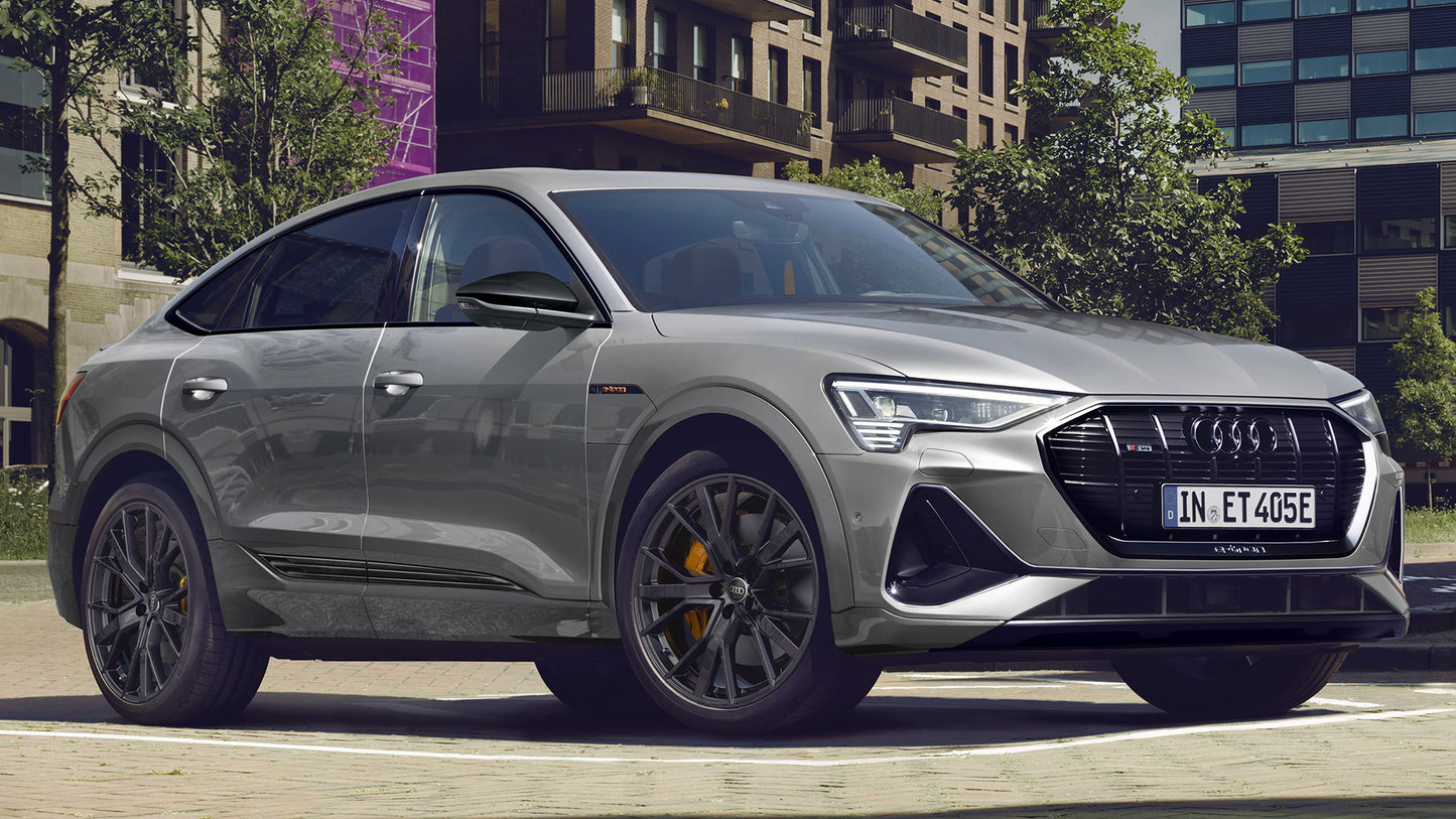Audi E Tron Sportback Black Edition Hd Art Keychain