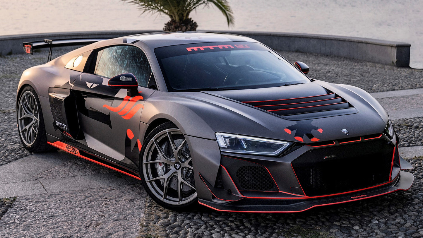 Audi R8 Gt4 Street By Mtm Hd Art Keychain