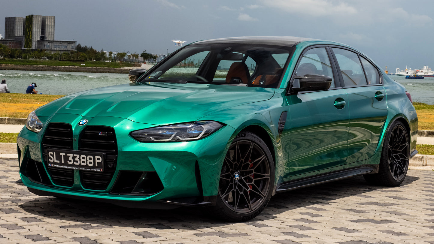 Bmw M3 Competition Sg Hd Art Keychain