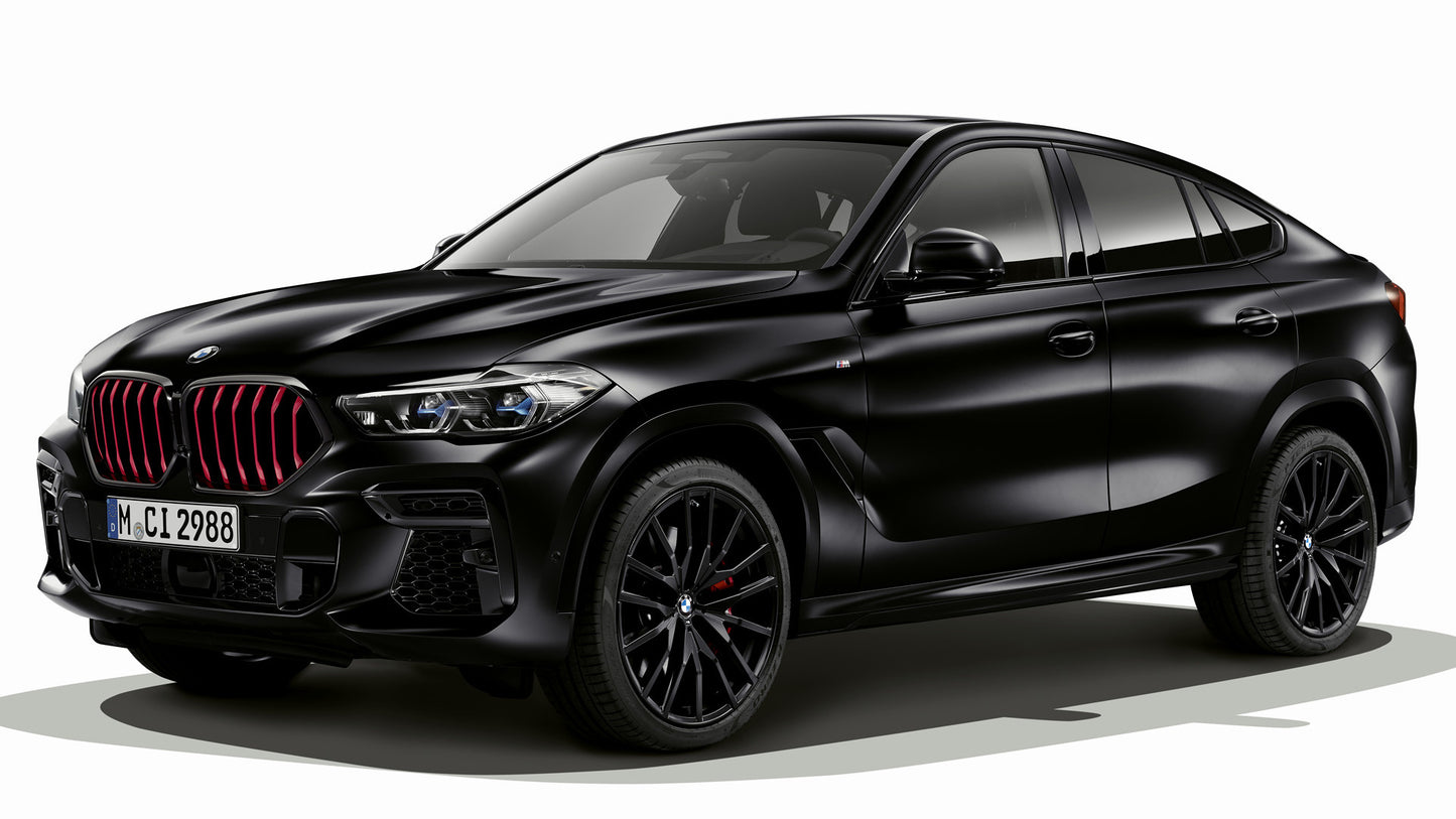 Bmw X6 M50I Black Vermilion Edition Hd Art Keychain