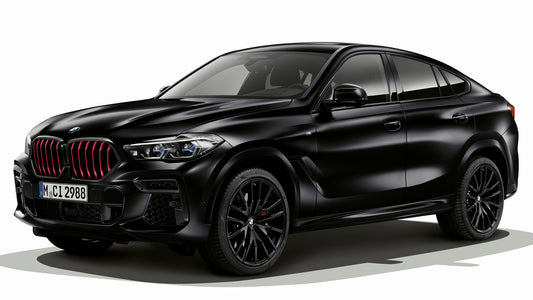 Bmw X6 M50I Black Vermilion Edition Hd Art Keychain