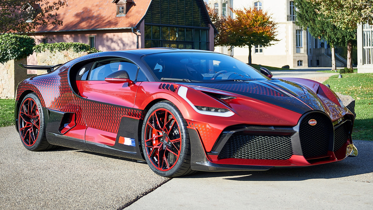 Bugatti Divo Lady Bug Hd Art Keychain