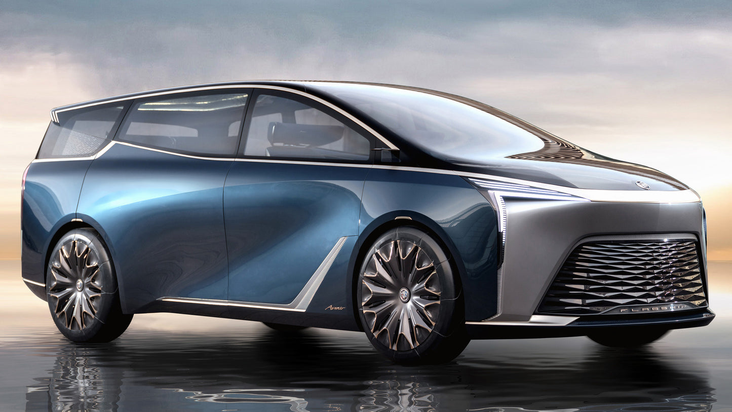 Buick Gl8 Flagship Concept Hd Art Keychain