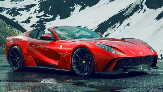 Ferrari Gts N Largo By Novitec Hd Art Keychain