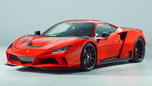 Ferrari F8 Tributo N Largo By Novitec Hd Art Keychain