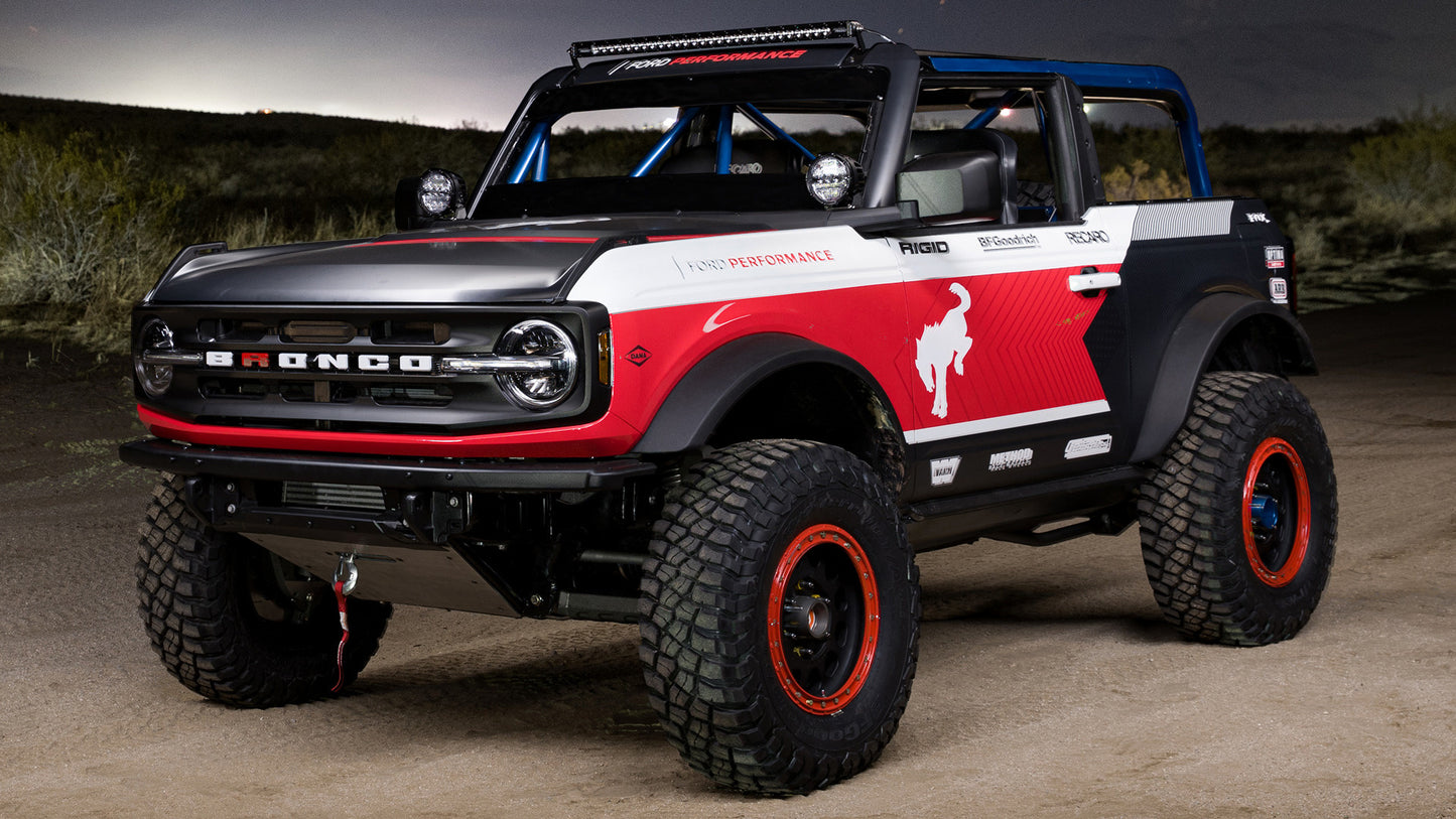 Ford Bronco Race Truck Hd Art Keychain