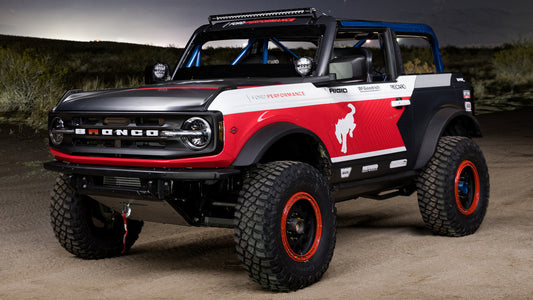 Ford Bronco Race Truck Hd Art Keychain