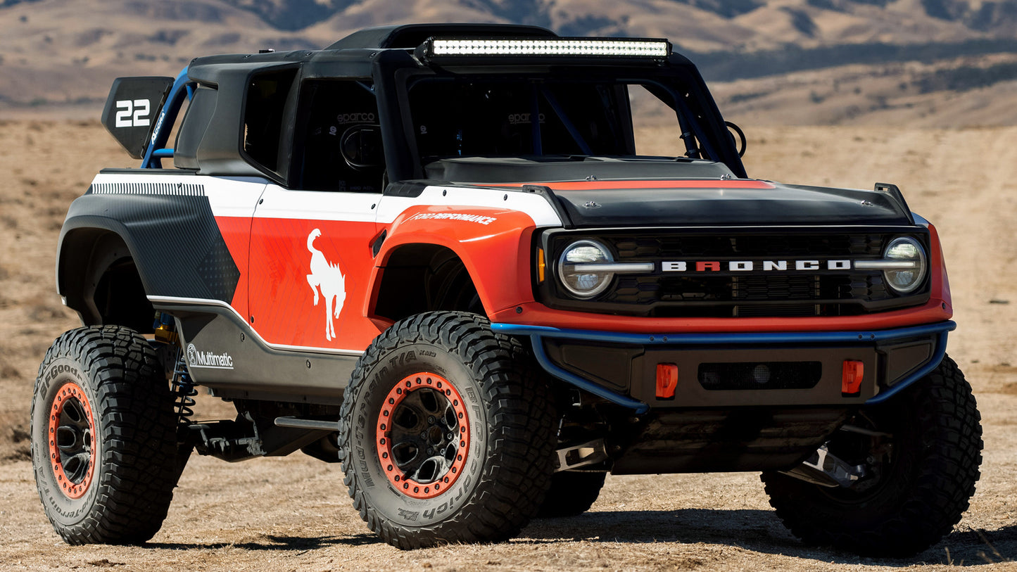 Ford Bronco Dr Race Prototype Hd Art Keychain