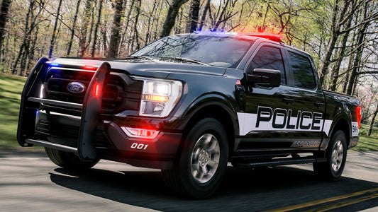 Ford F Police Responder Hd Art Keychain