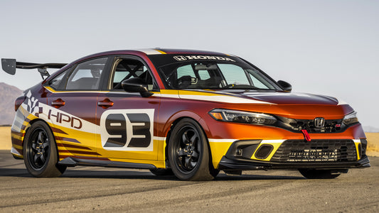 Honda Civic Si Race Car Prototype By Hpd Hd Art Print Poster