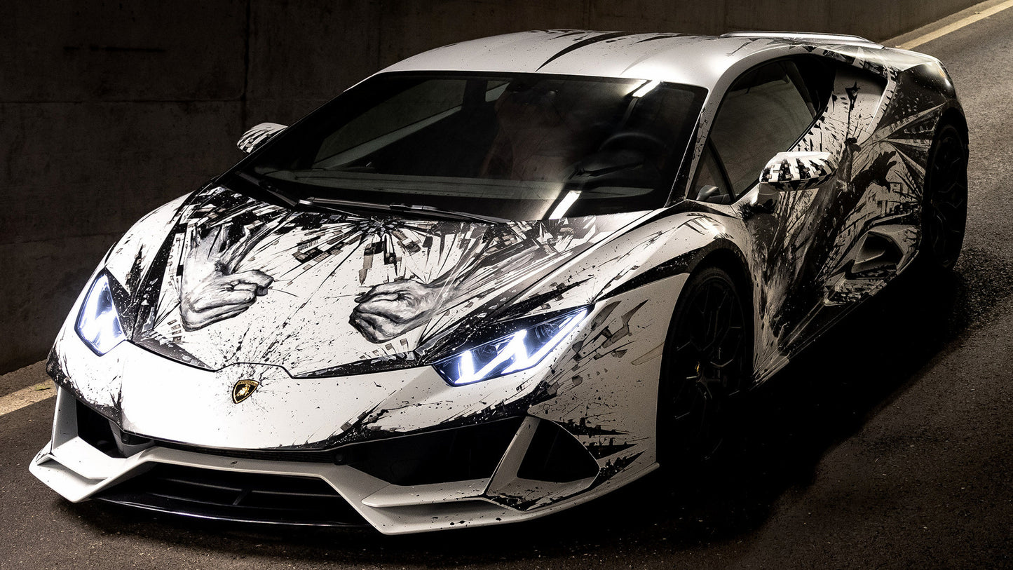 Lamborghini Huracan Evo Minotauro By Paolo Troilo Hd Art Print Poster