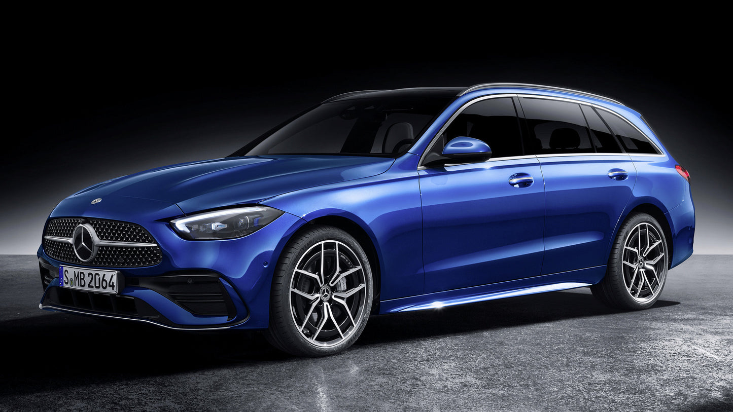 Mercedes Benz C Class Estate Amg Line Hd Art Print Poster