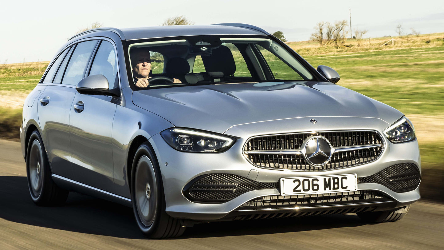 Mercedes Benz C Class Estate Uk Hd Art Print Poster