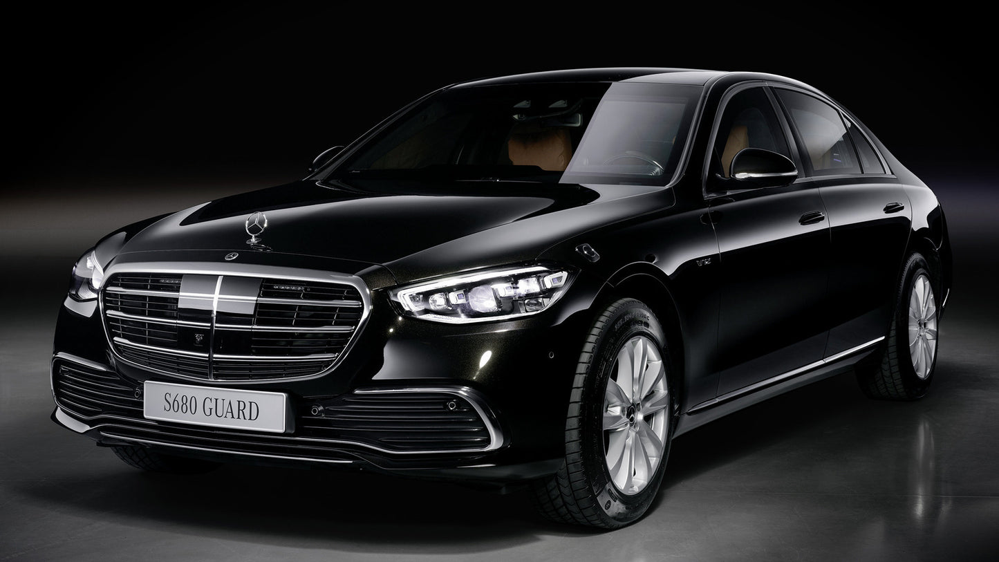Mercedes Benz S Class Guard Long Hd Art Print Poster