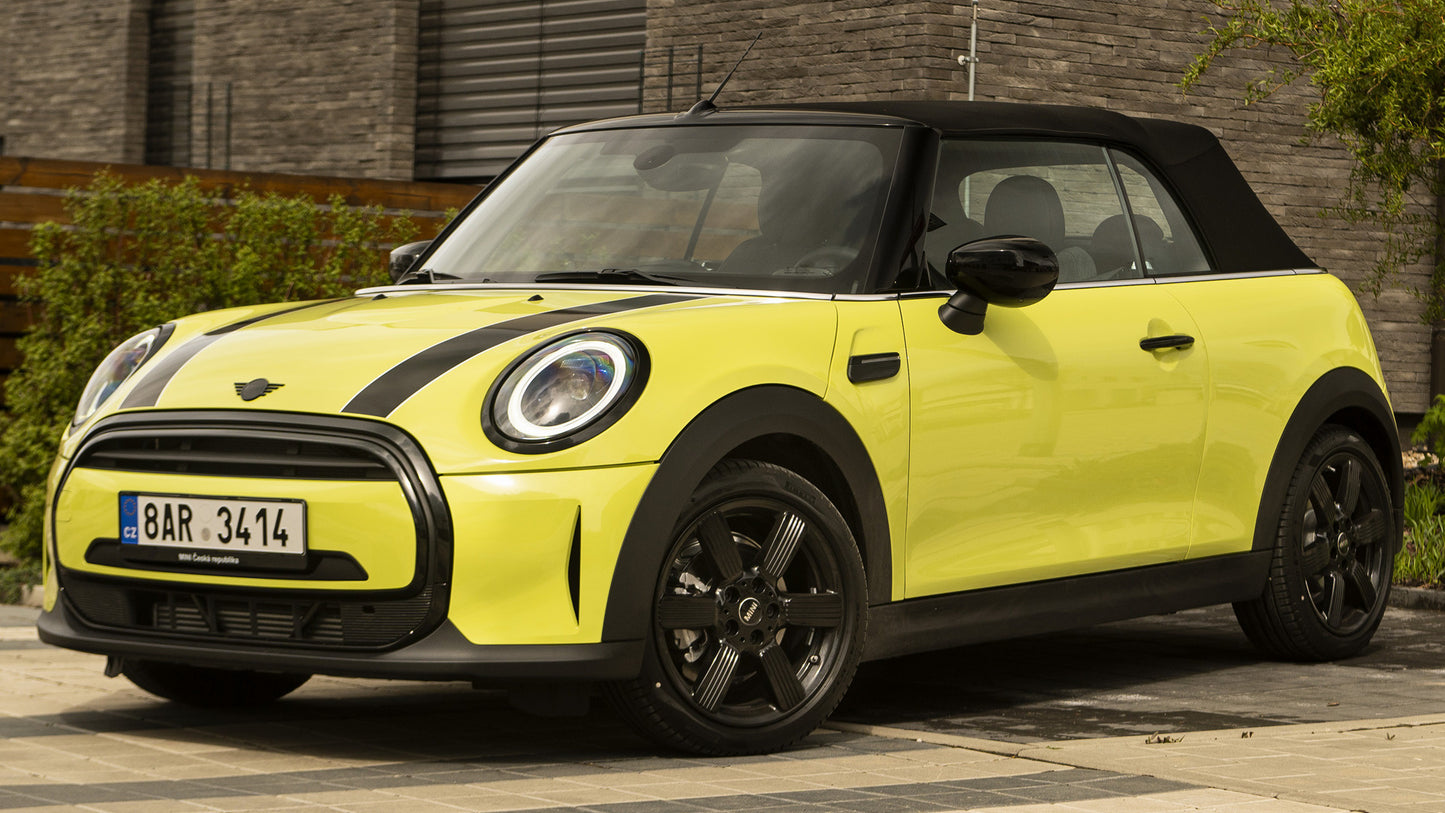 Mini Cooper Convertible Hd Art Keychain